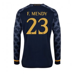 Real Madrid Ferland Mendy #23 Borta Kläder 2023-24 Långärmad